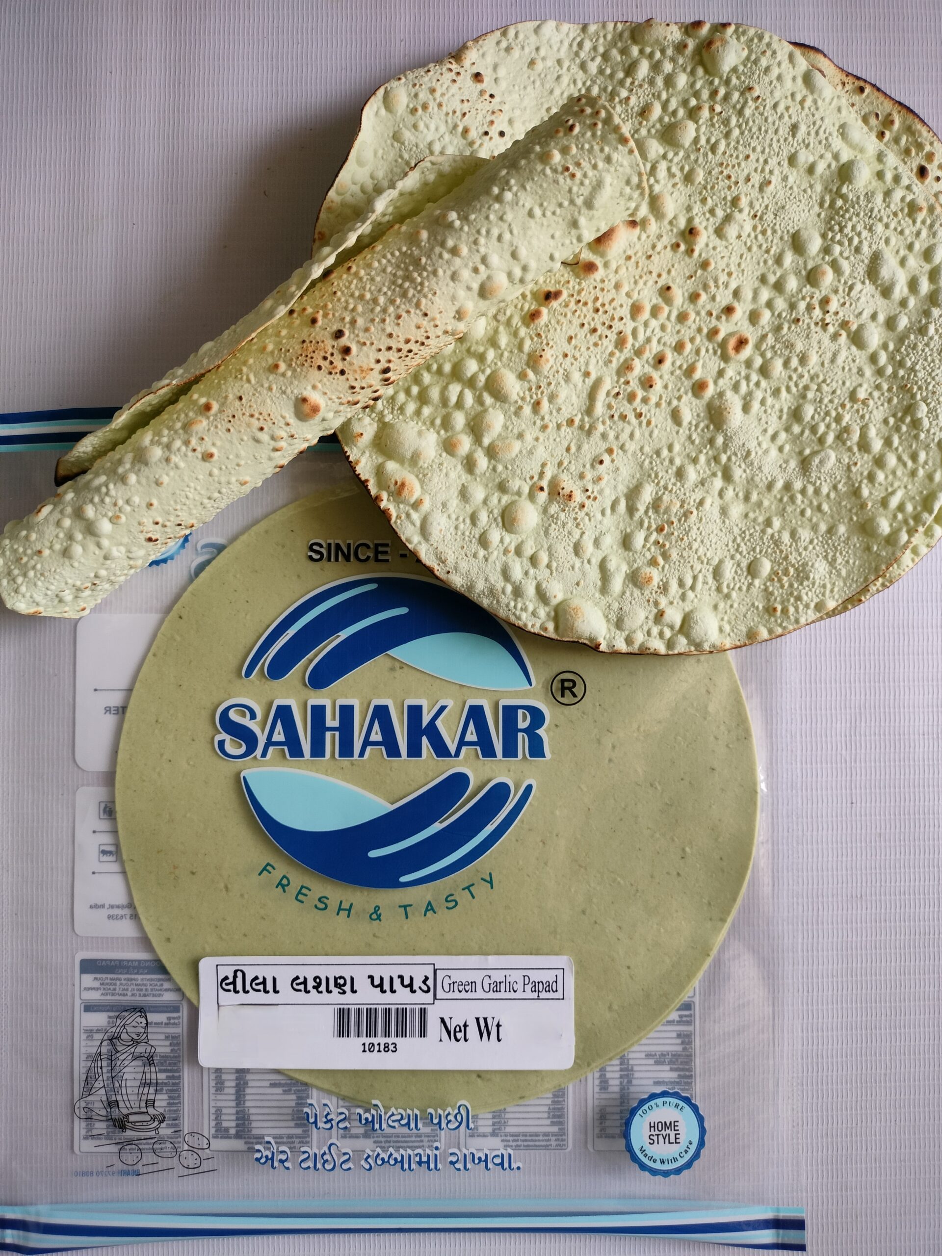Green Garlic Papad (500gm) - Image 2