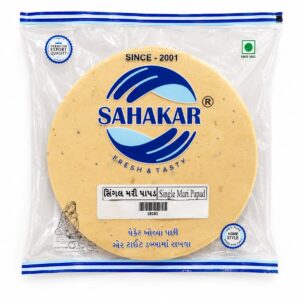 Single Mari(black pepper) Papad (500gm)