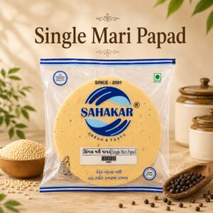 Single Mari(black pepper) Papad (500gm)