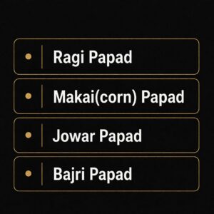 MILLET PAPAD
