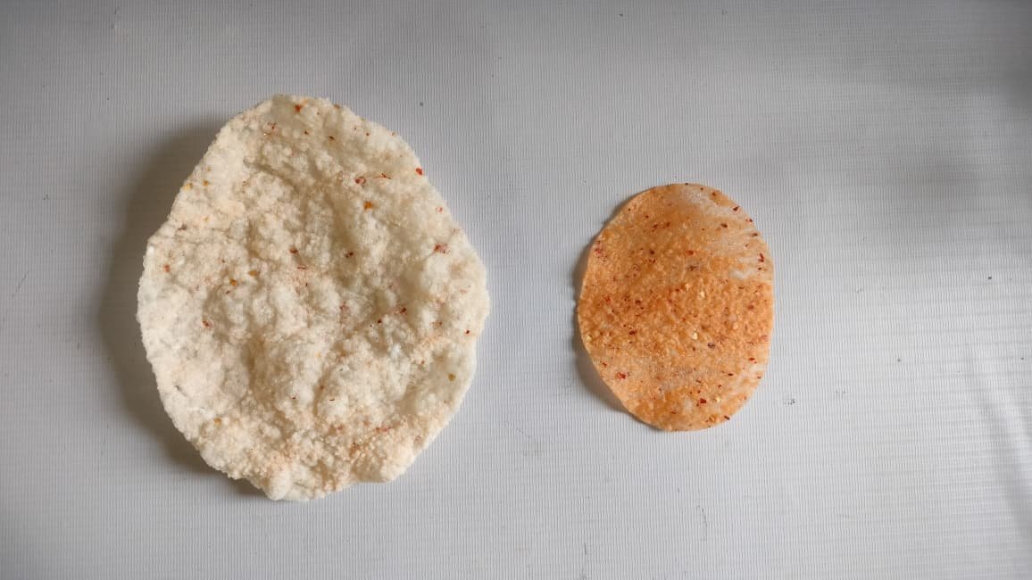 Sabudana Red Chilli Papad (1kg) - Image 2